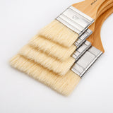 Fuumuui 40mm 50mm 60mm 80mm Bristle Paint Brushes Wall Professional Angled Paint Brushes Oil Acrylic Painting Set