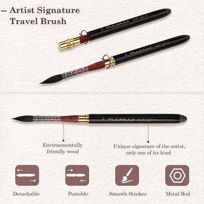 Fuumuui x Svetlin Sofroniev Limited Edition Dual-Tip Travel Brush – 200 Units Only