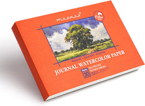 Fuumuui 100% Cotton Watercolor Block Journal 4x6