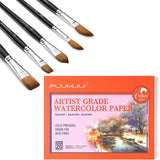 Sable Watercolor Brushes Professional with 20 Sheets 5.8