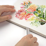 Sable Watercolor Brushes Professional with 20 Sheets 5.8" x 8.3" 100% Cotton Cold Pressed 140LB/300GSM Watercolor Paper Pad