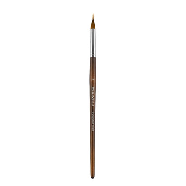 Fuumuui Professional Zobelhaar Aquarellpinsel mit verlängerter Spitze, Größe 8