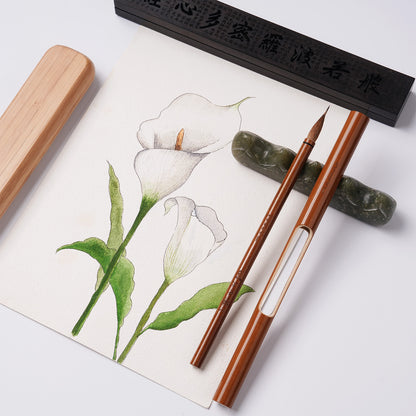 FUUMUUI Handmade Animal Hair Calligraphy Brush with Magnetic Cap & Gift Packaging