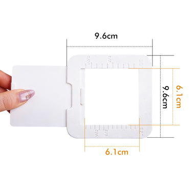 Fuumuui Viseur de Cadrage avec Mécanisme Coulissant, Viseur de Paysage Portable et Réglable pour Peinture, Dessin et Photographie
