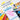 Blending colors on the convenient mixing palette of Fuumuui 56-color travel watercolor set china style.