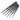 Complete set of 6 Fuumuui Kolinsky sable travel watercolor brushes, highlighting their portable, disassembled design.