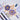 A watercolor painting of purple flowers surrounded by FUUMUUI 3-Layer palettes with muted paints.