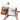 Artist painting a winter landscape in a large watercolor travel journal set with 36 semi-solid paints.