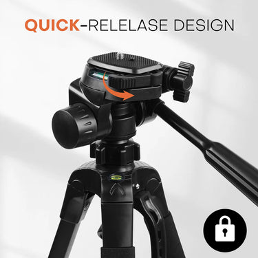Fuumuui Adjustable Full Size Tripod for Painting – Compatible with 1/4"-20 Mount, Stable & Portable for Plein Air and Studio Use