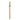 Fuumuui size #4 long handle oval hog bristle paint brush with natural bristles and a wooden handle.