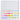 Top view of open metal tin holding 24 pastel candy color opaque watercolor paint pans.