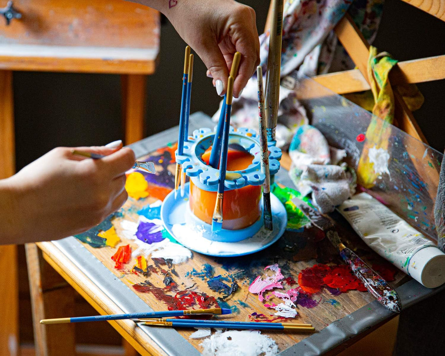 Paintbrush Cleaning Cup