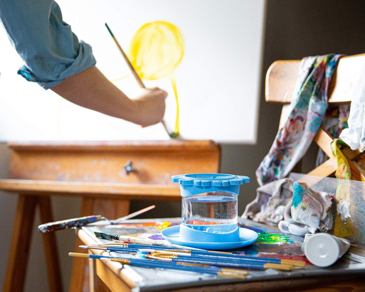 Paintbrush Cleaning Cup