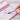 The multi-purpose lid of the FUUMUUI 3-Tier Light Pink Magnetic Palette used as a mixing palette for painting.