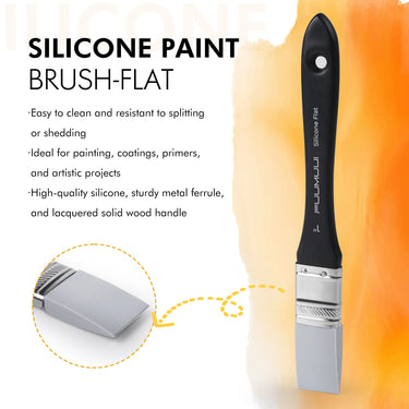 Fuumuui Versatile Silicone Paint Brush - Flat
