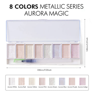 Fuumuui 8-Color Pearlescent Pigment - Aurora Magic