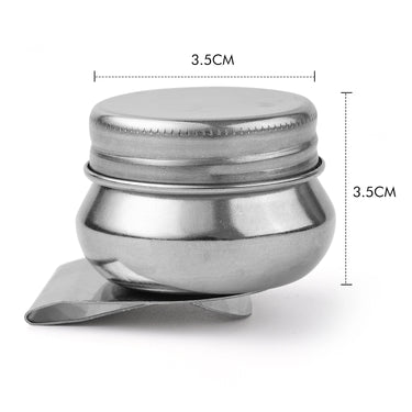 Fuumuui Stainless Steel Dipper Palette Cup with Lid