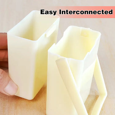 Fuumuui Pinselwascheimer, die ihr einfaches, verbundenes Design zeigen.